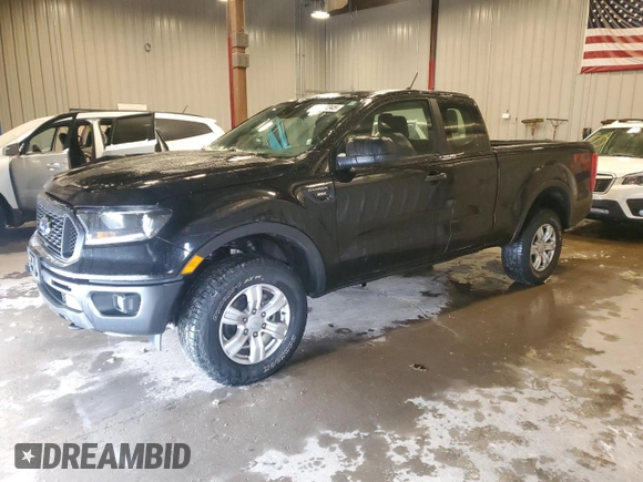 2019 Ford Ranger XL with VIN 1FTER1FH7KLA85645, listed as a Copart auction lot 43757345 with 46,669 mi miles and Salvage Title. Bid and sale history available at DreamBid. Image 1.