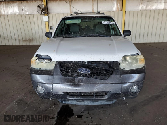 2006 Ford Escape XLT with VIN 1FMYU03166KA73605, listed as a Copart auction lot 71968524 with 143,742 mi miles and Salvage Title. Bid and sale history available at carsss.com. Image 5.