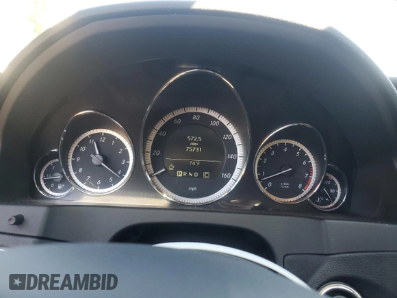 2010 Mercedes-Benz E-Class E 550 with VIN WDDKJ7CBXAF005402, listed as a Copart auction lot 50709365 with 75,731 mi miles and Salvage Title. Bid and sale history available at carsss.com. Image 9.