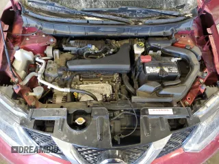 2016 Nissan Rogue SV with VIN KNMAT2MV1GP633895, listed as a Copart auction lot 43205725 with 89,410 mi miles and Non Repairable. Bid and sale history available at carsss.com. Image 12.