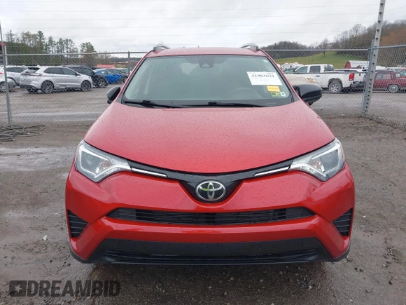 2017 Toyota RAV4 LE with VIN JTMBFREV7HJ105494, listed as a IAAI auction lot 41963621 with 143,794 mi miles. Bid and sale history available at carsss.com. Image 13.