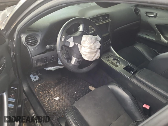 2012 Lexus IS 250 with VIN JTHBF5C25C5173827, listed as a Copart auction lot 65071574 with Not Provided miles and Salvage Title. Bid and sale history available at DreamBid. Image 8.