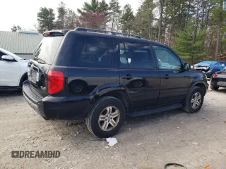 2005 Honda Pilot EX-L with VIN 5FNYF18515B035128, listed as a Copart auction lot 52935285 with 184,566 mi miles and Clean Title. Bid and sale history available at carsss.com. Image 3.
