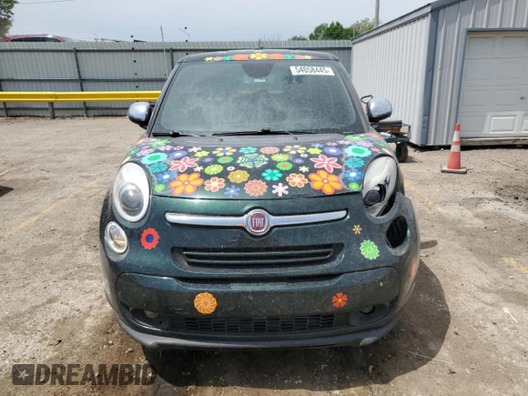 2015 FIAT 500L Lounge with VIN ZFBCFACH2FZ034998, listed as a Copart auction lot 54058445 with 149,247 mi miles and Salvage title. Bid and sale history available at DreamBid. Image 5.