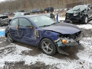 2006 Mazda 3 i with VIN JM1BK12F361490107, listed as a Copart auction lot 86962344 with 209,313 mi miles and Salvage Title. Bid and sale history available at carsss.com. Image 4.