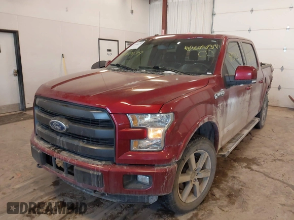 2016 Ford F-150 XLT with VIN 1FTEW1EF3GFC70144, listed as a IAAI auction lot 41448079 with 123,692 mi miles. Bid and sale history available at carsss.com. Image 17.