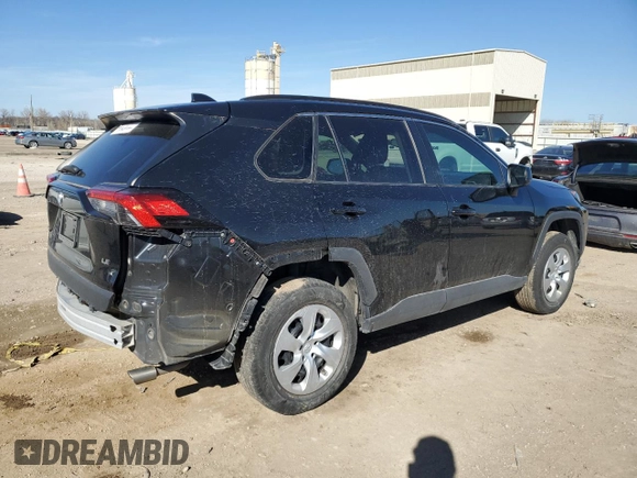 2019 Toyota RAV4 LE with VIN 2T3H1RFV5KC022308, listed as a Copart auction lot 49775905 with 76,704 mi miles and Salvage Title. Bid and sale history available at carsss.com. Image 3.