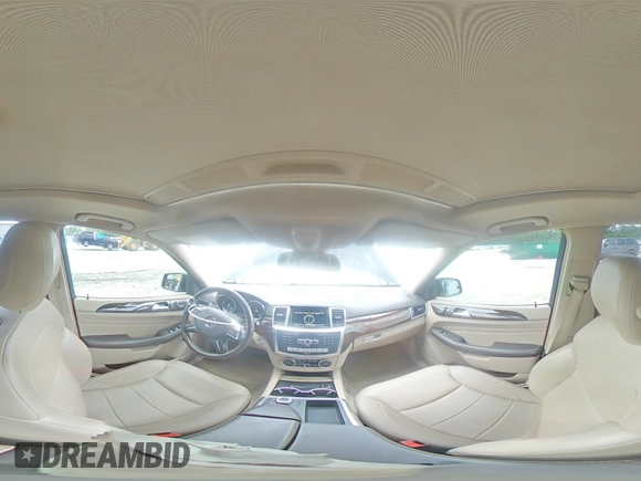 2014 Mercedes-Benz M 350 with VIN 4JGDA5JBXEA283502, listed as a Copart auction lot 60438895 with 113,798 mi miles and Salvage title. Bid and sale history available at DreamBid. Image 14.