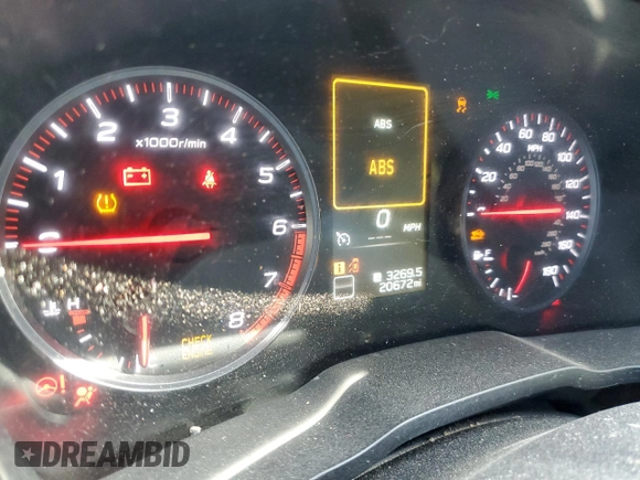 2022 Subaru WRX Premium с VIN JF1VBAF69N9029443, выставлен на аукционе Copart как лот 54351155 с пробегом 20 672 миль миль и Списание • Salvage title. История ставок и продаж доступна на DreamBid. Изображение 9.