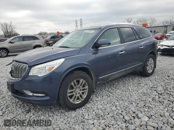 2014 Buick Enclave Convenience with VIN 5GAKRAKD8EJ262937, listed as a Copart auction lot 82228094 with 145,301 mi miles and Salvage Title. Bid and sale history available at carsss.com. Image 1.