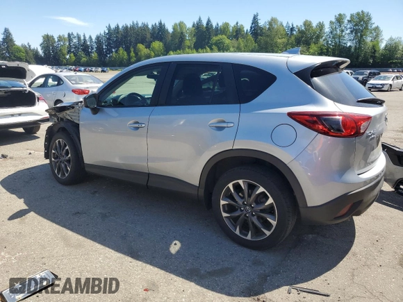 2016 Mazda CX-5 Grand Touring with VIN JM3KE4DY2G0764130, listed as a Copart auction lot 55350145 with 85,503 mi miles and Salvage Title. Bid and sale history available at carsss.com. Image 2.