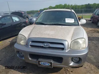 2005 Hyundai Santa Fe GLS with VIN KM8SC73E15U956552, listed as a IAAI auction lot 42003035 with 143,268 mi miles. Bid and sale history available at carsss.com. Image 6.