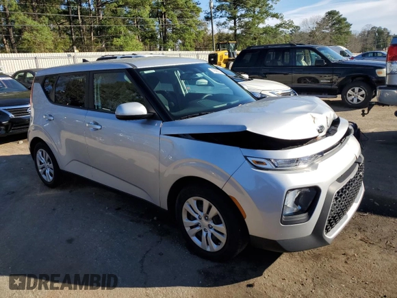 2020 Kia Soul LX with VIN KNDJ23AU9L7730177, listed as a Copart auction lot 42886624 with 28,316 mi miles and Salvage Title. Bid and sale history available at carsss.com. Image 4.