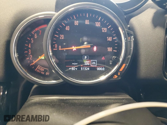 2019 MINI Countryman Cooper S with VIN WMZYT3C55K3E96226, listed as a Copart auction lot 76379034 with 51,324 mi miles and Salvage Title. Bid and sale history available at carsss.com. Image 9.