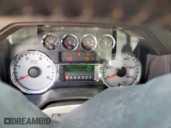 2008 Ford F-350 XL with VIN 1FTWW31R48EE60591, listed as a Copart auction lot 61618795 with 183,968 mi miles and Salvage title. Bid and sale history available at DreamBid. Image 9.