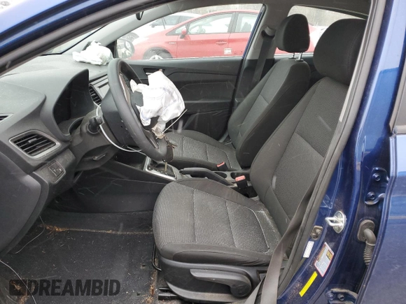2021 Hyundai Accent SE with VIN 3KPC24A6XME142290, listed as a Copart auction lot 45338855 with 14,851 mi miles and Salvage Title. Bid and sale history available at carsss.com. Image 7.