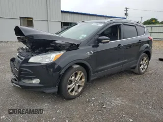 2016 Ford Escape Titanium with VIN 1FMCU9J9XGUC53649, listed as a Copart auction lot 62284155 with 160,835 mi miles and Salvage title. Bid and sale history available at DreamBid. Image 1.