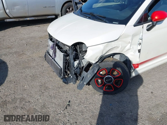 2015 FIAT 500e with VIN 3C3CFFGE3FT570199, listed as a IAAI auction lot 41631856 with 51,692 mi miles and . Bid and sale history available at DreamBid. Image 6.