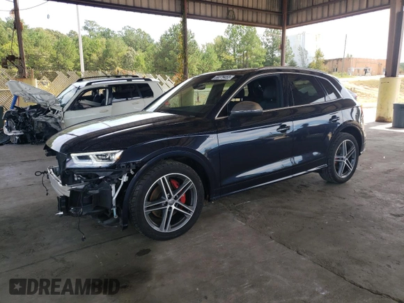 2018 Audi SQ5 Prestige with VIN WA1C4AFY1J2216556, listed as a Copart auction lot 69379453 with 53,602 mi miles. Bid and sale history available at carsss.com. Image 1.