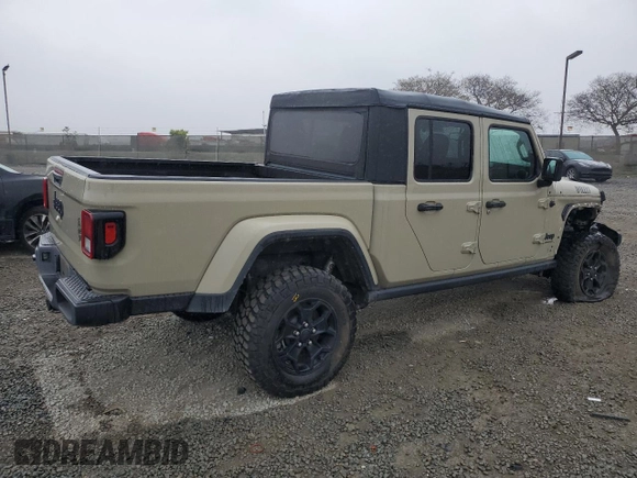 2022 Jeep Gladiator Willys Sport z VIN 1C6HJTAG8NL167359, wystawiony jako Copart lot #51088715 z przebiegiem 28 454 mil mil oraz Szkoda całkowita • Salvage title. Historia ofert i sprzedaży dostępna na DreamBid. Obrazek 3.