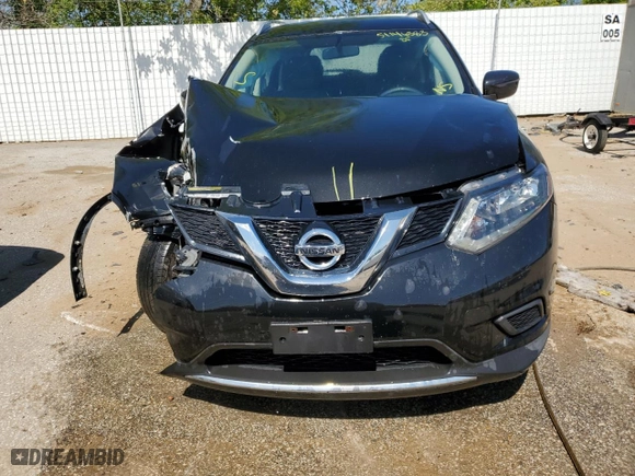 2016 Nissan Rogue SV with VIN KNMAT2MV1GP716047, listed as a Copart auction lot 51146383 with 108,653 mi miles and Salvage Title. Bid and sale history available at carsss.com. Image 5.