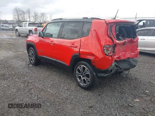 2015 Jeep Renegade Limited with VIN ZACCJBDT2FPB28530, listed as a IAAI auction lot 41953339 with 66,252 mi miles and . Bid and sale history available at DreamBid. Image 3.