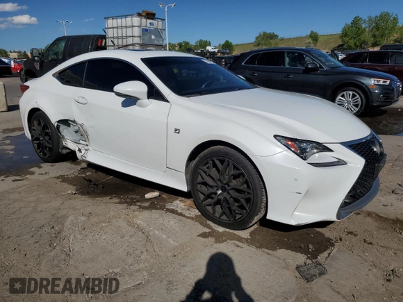 2016 Lexus RC 300 F Sport with VIN JTHSM5BC5G5000198, listed as a Copart auction lot 57886845 with 86,063 mi miles and Salvage title. Bid and sale history available at DreamBid. Image 4.