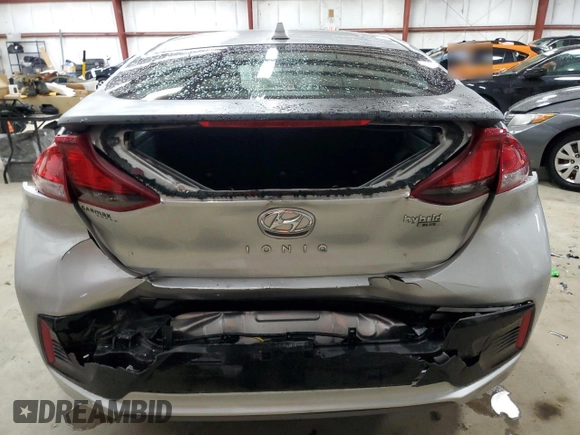 2019 Hyundai Ioniq Blue with VIN KMHC65LC3KU109770, listed as a Copart auction lot 51158015 with 46,006 mi miles and Salvage Title. Bid and sale history available at DreamBid. Image 6.