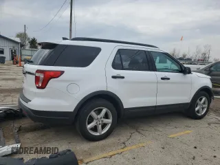 2018 Ford Explorer with VIN 1FM5K7B87JGB40658, listed as a Copart auction lot 52546795 with 74,297 mi miles and Salvage title. Bid and sale history available at DreamBid. Image 3.