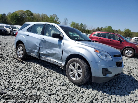 2015 Chevrolet Equinox LS with VIN 2GNALAEK7F6353158, listed as a Copart auction lot 52584905 with 107,861 mi miles and Salvage Title. Bid and sale history available at carsss.com. Image 4.