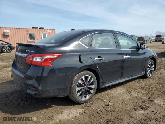 2017 Nissan Sentra SR Turbo with VIN 3N1CB7AP8HY305438, listed as a Copart auction lot 48639085 with 98,798 mi miles and Salvage Title. Bid and sale history available at carsss.com. Image 3.