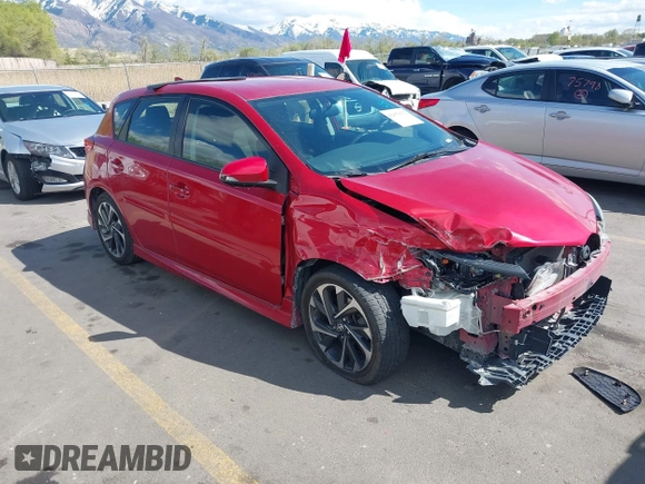 2016 Scion iM z VIN JTNKARJE5GJ507089, wystawiony jako IAAI lot #42053632 z przebiegiem 137 399 mil mil oraz . Historia ofert i sprzedaży dostępna na DreamBid. Obrazek 1.