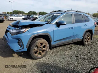 2023 Toyota RAV4 Hybrid XLE with VIN 2T3UWRFV1PW151099, listed as a Copart auction lot 54899775 with 83,437 mi miles and Salvage title. Bid and sale history available at DreamBid. Image 1.