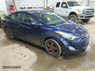 2012 Hyundai Elantra GLS PZEV with VIN 5NPDH4AE3CH064083, listed as a IAAI auction lot 42045132 with 121,837 mi miles. Bid and sale history available at carsss.com. Image 1.