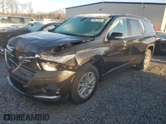 2023 Chevrolet Traverse LT Cloth with VIN 1GNERGKWXPJ278454, listed as a Copart auction lot 48571565 with 19,497 mi miles and Salvage Title. Bid and sale history available at carsss.com. Image 1.