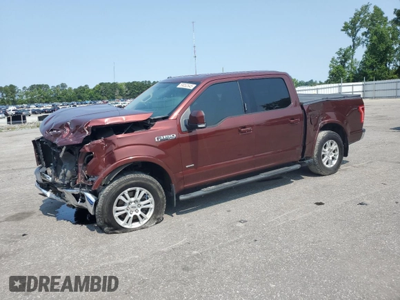 2016 Ford F-150 XLT with VIN 1FTEW1EG4GFC25612, listed as a Copart auction lot 59052845 with 108,296 mi miles and Salvage title. Bid and sale history available at DreamBid. Image 1.
