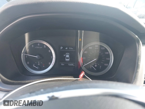 2018 Hyundai Sonata SE z VIN 5NPE24AF7JH697147, wystawiony jako IAAI lot #42253796 z przebiegiem 72 605 mil mil oraz . Historia ofert i sprzedaży dostępna na DreamBid. Obrazek 7.