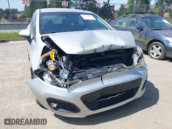 2014 Kia Rio SX with VIN KNADN5A31E6353714, listed as a IAAI auction lot 42127657 with 117,544 mi miles. Bid and sale history available at carsss.com. Image 6.