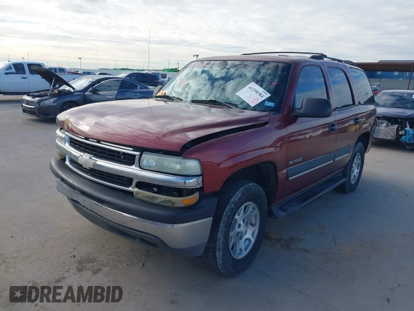 2002 Chevrolet Tahoe LS with VIN 1GNEC13V02R224336, listed as a IAAI auction lot 41258584 with 295,062 mi miles. Bid and sale history available at carsss.com. Image 2.