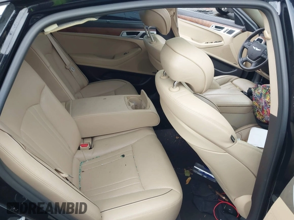 2017 Genesis G80 3.8L with VIN KMHGN4JE4HU189527, listed as a IAAI auction lot 41930400 with 135,497 mi miles and . Bid and sale history available at DreamBid. Image 8.
