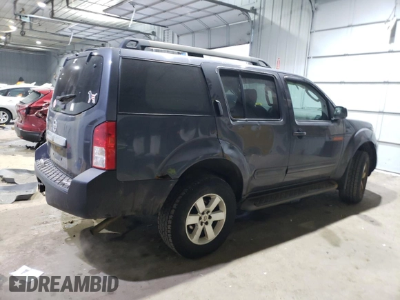2011 Nissan Pathfinder S with VIN 5N1AR1NBXBC624606, listed as a Copart auction lot 84837174 with 165,638 mi miles and Salvage title. Bid and sale history available at DreamBid. Image 3.