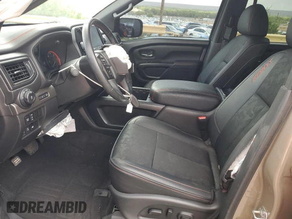 2021 Nissan Titan Pro-4X with VIN 1N6AA1ED8MN500058, listed as a Copart auction lot 55051245 with 41,337 mi miles and Salvage title. Bid and sale history available at DreamBid. Image 7.