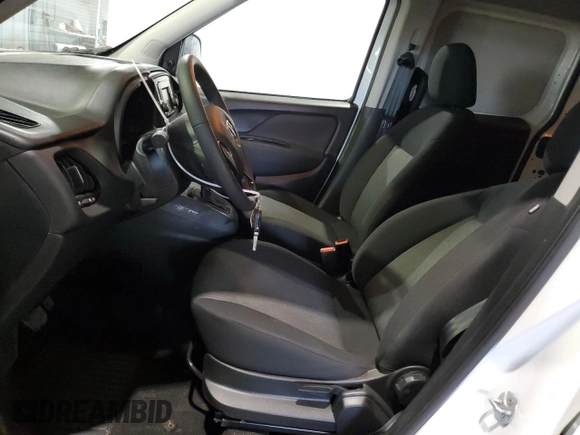 2022 Ram ProMaster City Cargo Tradesman with VIN ZFBHRFAB8N6Y66743, listed as a Copart auction lot 52385654 with 24,675 mi miles and Salvage Title. Bid and sale history available at DreamBid. Image 7.