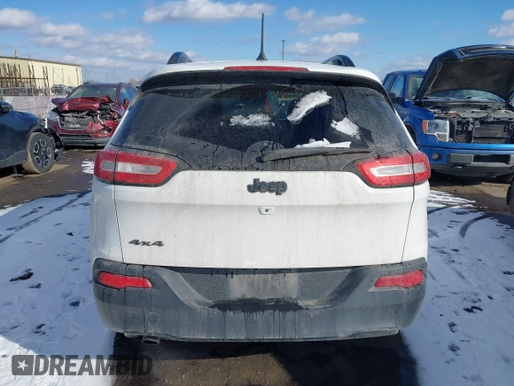 2018 Jeep Cherokee Latitude z VIN 1C4PJMCB1JD589697, wystawiony jako IAAI lot #41541689 z przebiegiem 131 694 mil mil oraz . Historia ofert i sprzedaży dostępna na DreamBid. Obrazek 16.