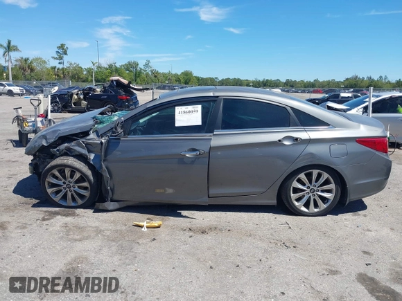 2013 Hyundai Sonata Limited with VIN 5NPEC4AC6DH684767, listed as a IAAI auction lot 41860059 with 76,233 mi miles and . Bid and sale history available at DreamBid. Image 14.