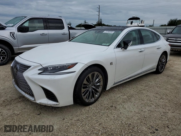2019 Lexus LS with VIN JTHB51FF8K5006953, listed as a Copart auction lot 74186594 with 0 mi miles and Non Repairable. Bid and sale history available at carsss.com. Image 1.