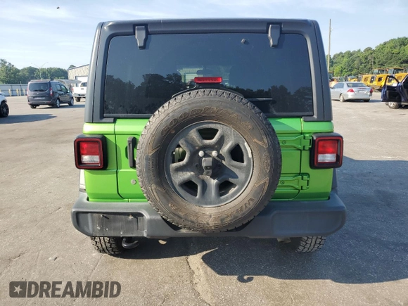 2019 Jeep Wrangler Unlimited Sport с VIN 1C4HJXDG3KW568971, выставлен на аукционе Copart как лот 61813995 с пробегом 80 397 миль миль и Списание • Salvage title. История ставок и продаж доступна на DreamBid. Изображение 6.