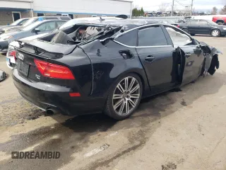 2014 Audi A7 3.0 Premium Plus with VIN WAUWGAFC3EN025768, listed as a Copart auction lot 46752134 with Not Provided miles and Non Repairable. Bid and sale history available at carsss.com. Image 3.