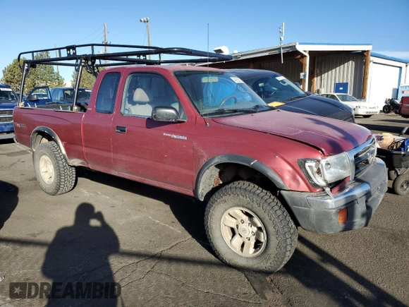 1998 Toyota Tacoma with VIN 4TAWN72N3WZ114247, listed as a Copart auction lot 48930605 with 275,421 mi miles and Salvage Title. Bid and sale history available at DreamBid. Image 4.