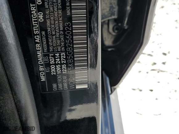 2016 Mercedes-Benz E-Class E 350 Sport with VIN WDDHF5KB5GB256023, listed as a Copart auction lot 53452275 with 61,623 mi miles and Salvage Title. Bid and sale history available at carsss.com. Image 12.